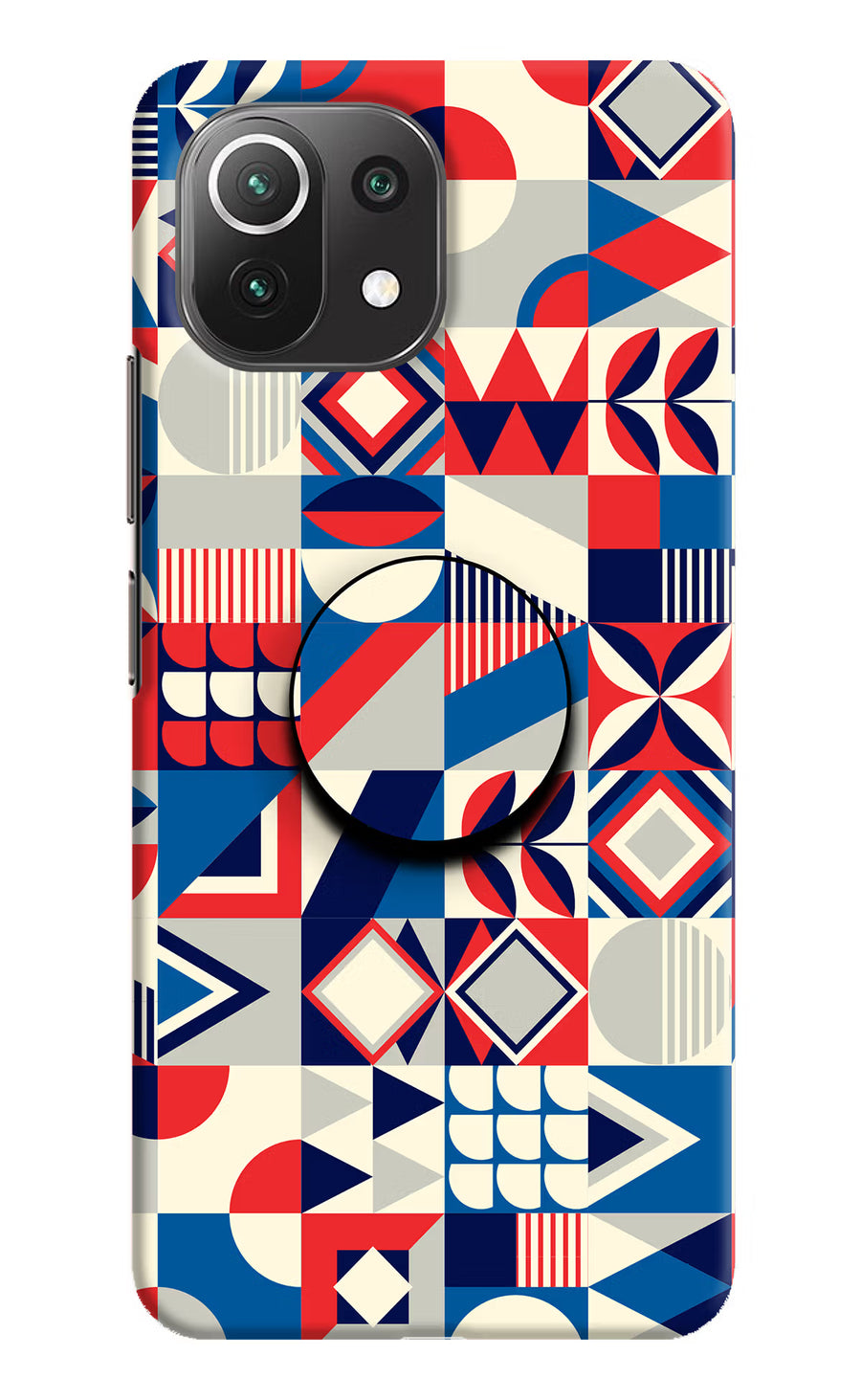 Colorful Pattern Mi 11 Lite NE 5G Pop Case, Hard case
