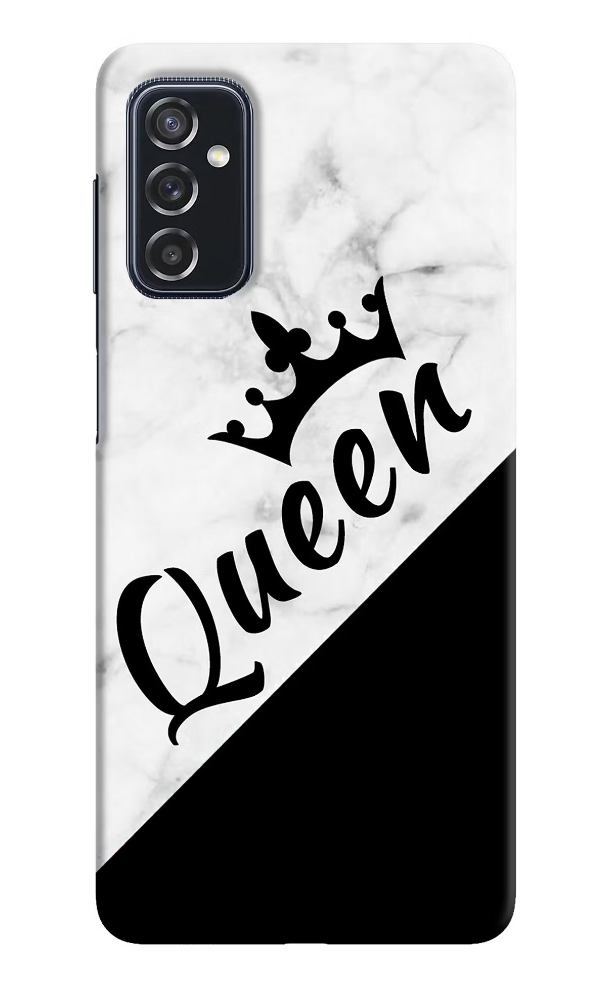 Queen Samsung M52 5G Hard Case Back Cover by Casekaro