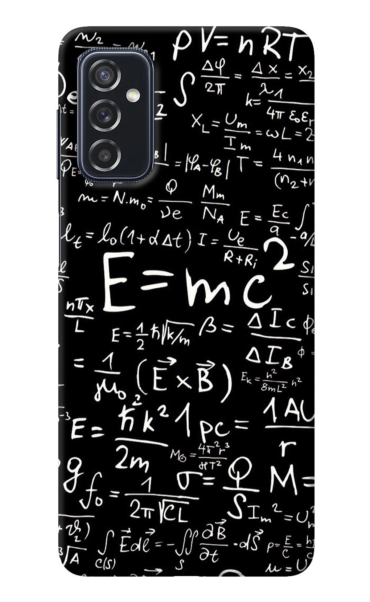 Physics Albert Einstein Formula Samsung M52 5G Back Cover