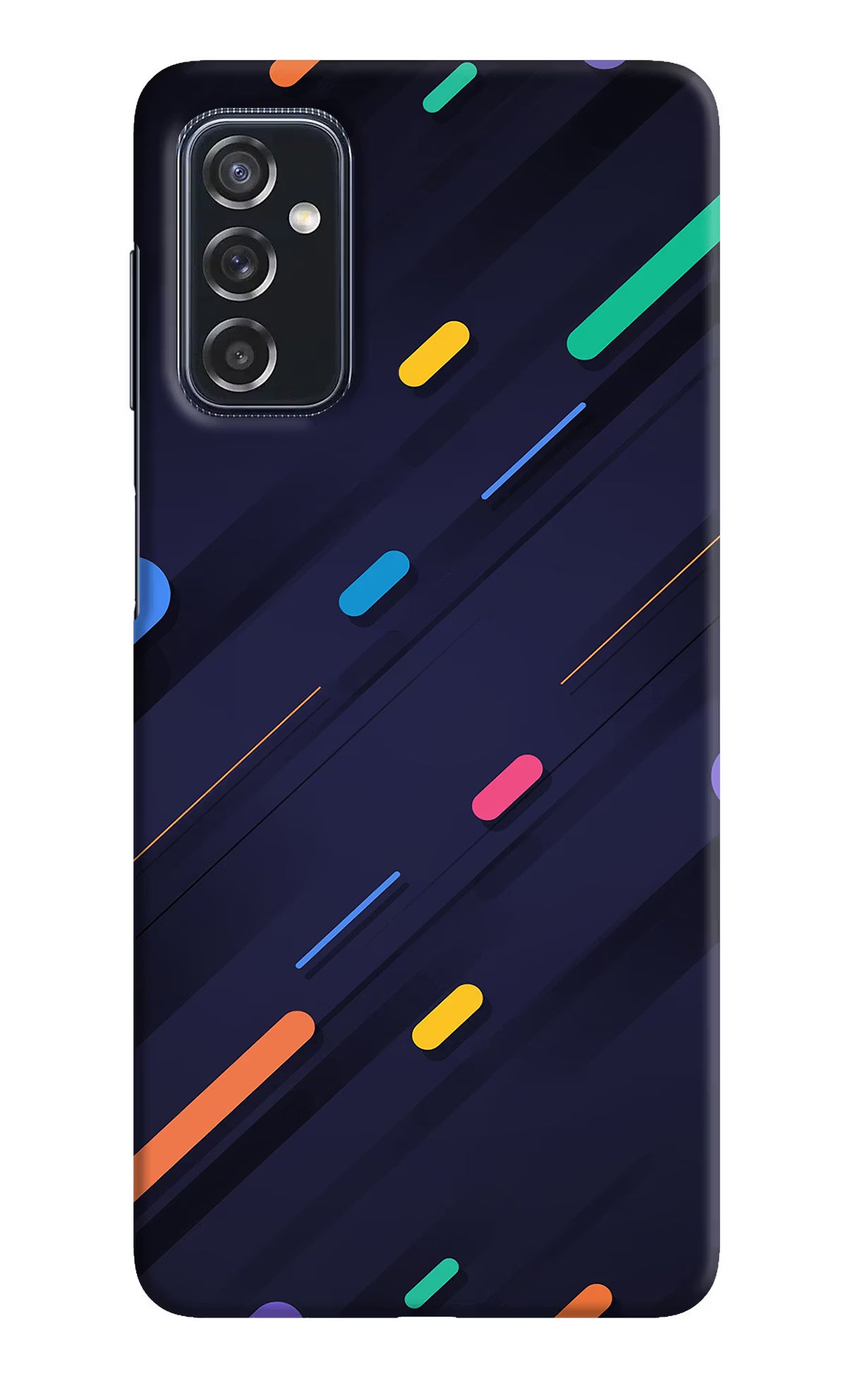 Abstract Design Samsung M52 5G Hard Case Back Cover by Casekaro