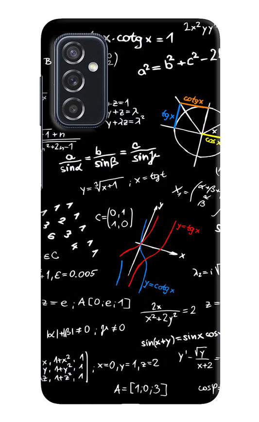 Mathematics Formula Samsung M52 5G Hard Case Back Cover by Casekaro