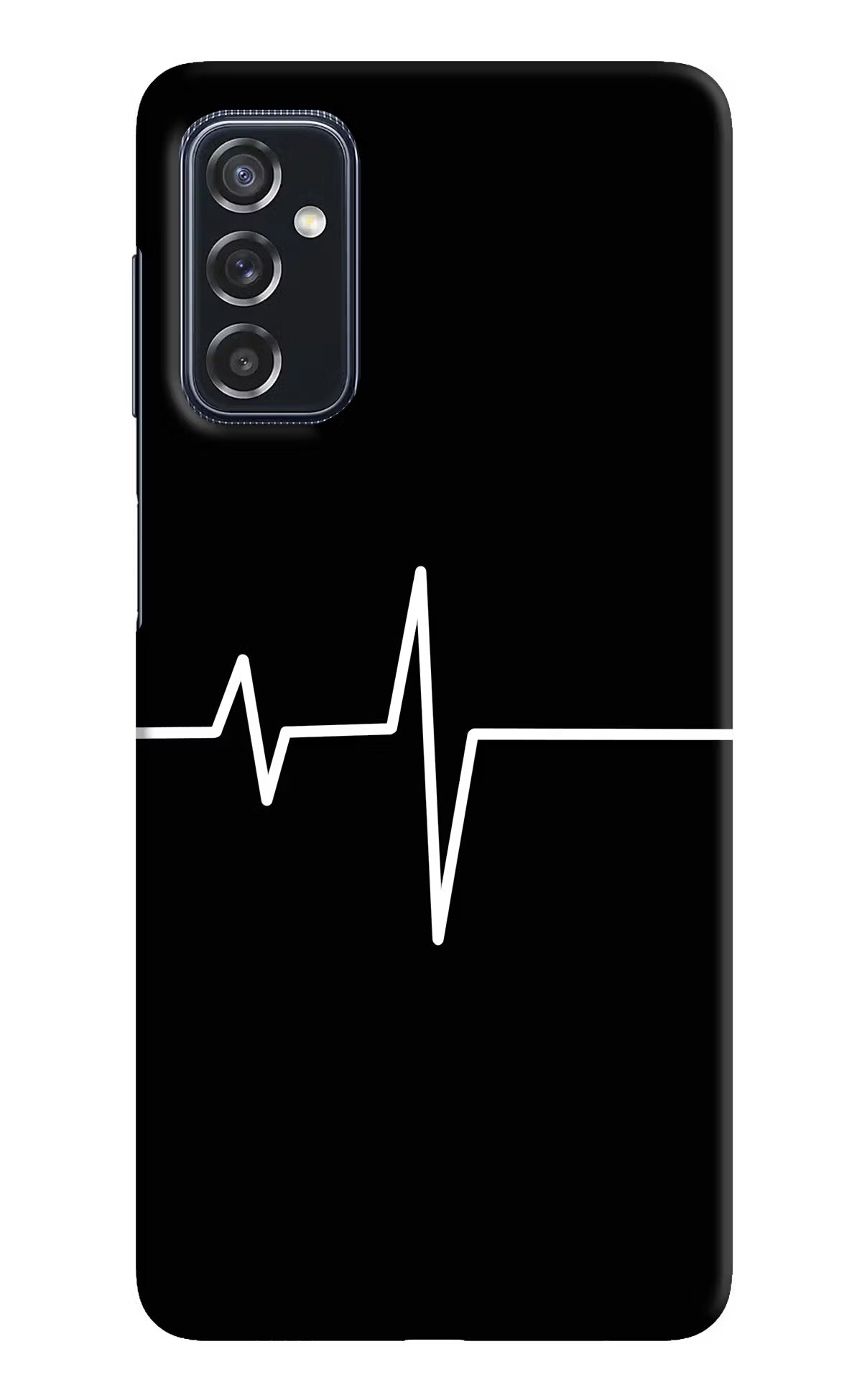 Heart Beats Samsung M52 5G Hard Case Back Cover by Casekaro