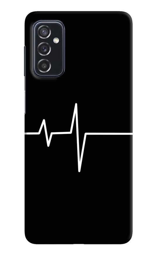 Heart Beats Samsung M52 5G Hard Case Back Cover by Casekaro