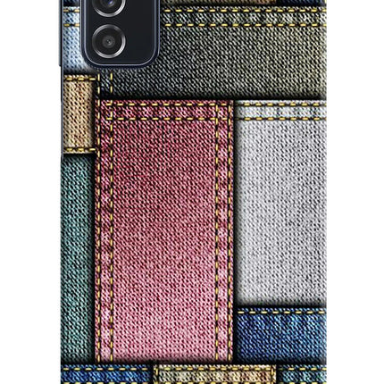 Multicolor Jeans Samsung M52 5G Hard Case Back Cover by Casekaro