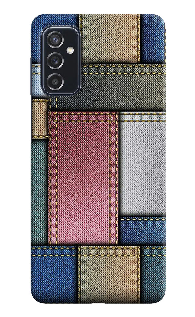 Multicolor Jeans Samsung M52 5G Hard Case Back Cover by Casekaro