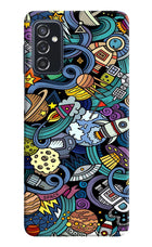 Space Abstract Samsung M52 5G Hard Case Back Cover by Casekaro