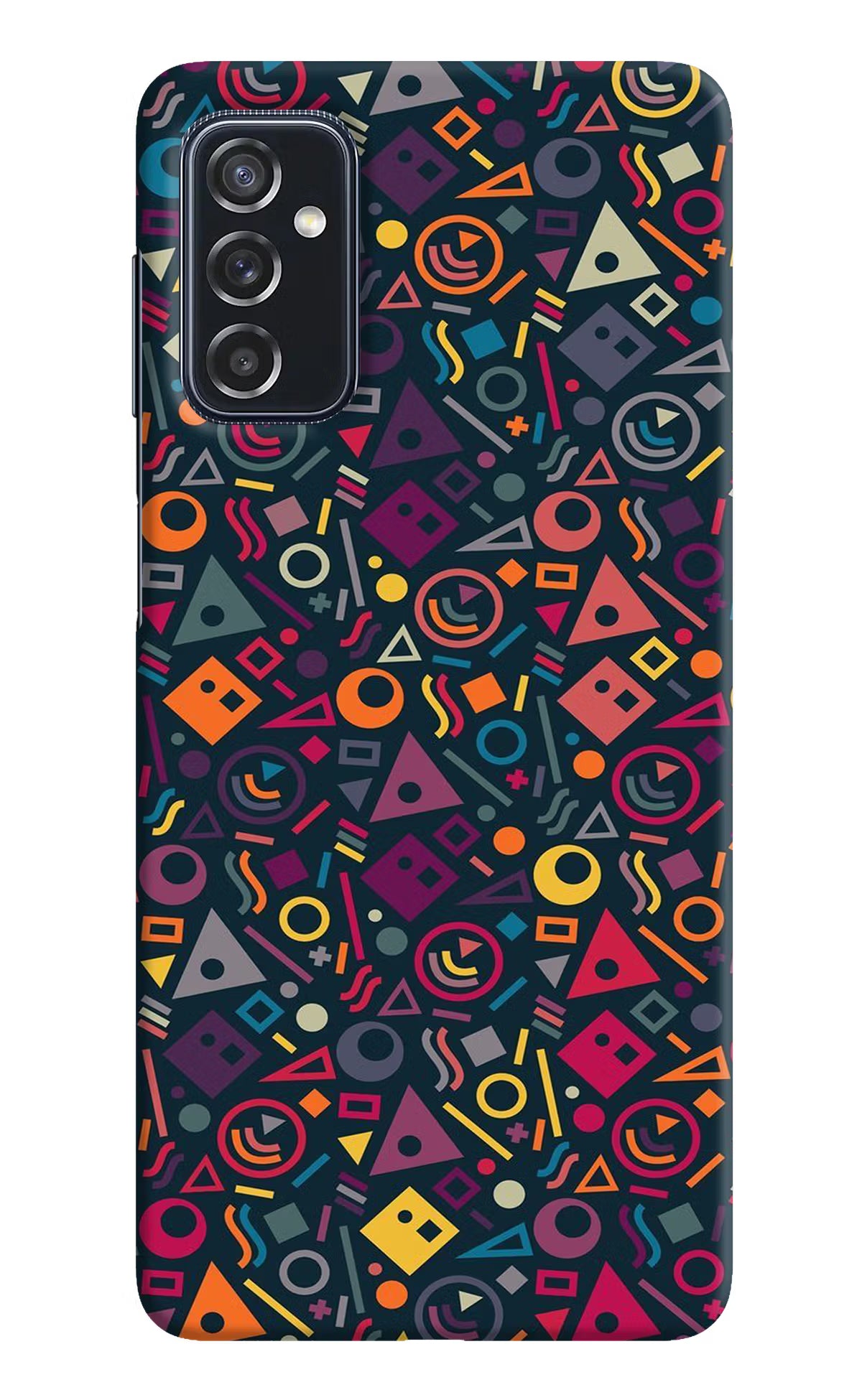 Geometric Abstract Samsung M52 5G Hard Case Back Cover by Casekaro