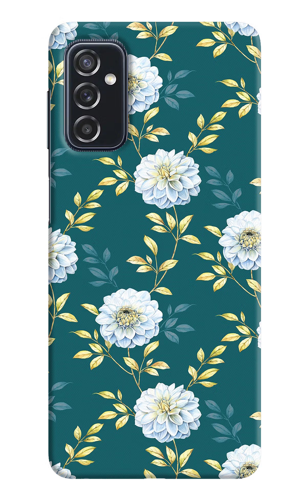 Flowers Samsung M52 5G Hard Case Back Cover by Casekaro