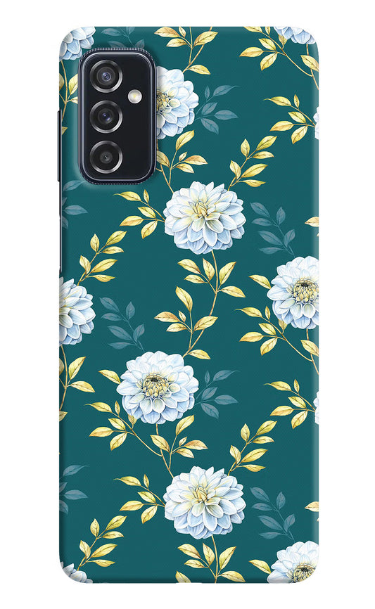 Flowers Samsung M52 5G Hard Case Back Cover by Casekaro