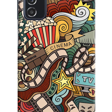 Cinema Abstract Samsung M52 5G Hard Case Back Cover by Casekaro