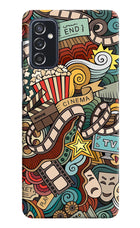 Cinema Abstract Samsung M52 5G Hard Case Back Cover by Casekaro