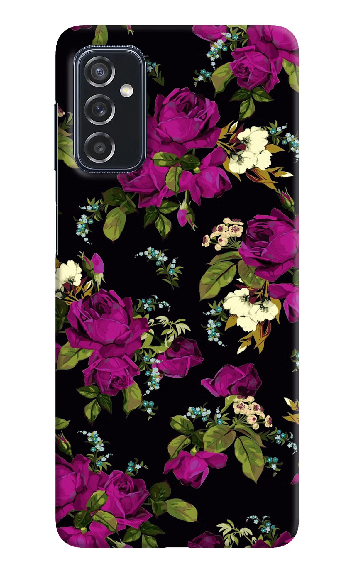 Flowers Samsung M52 5G Hard Case Back Cover by Casekaro