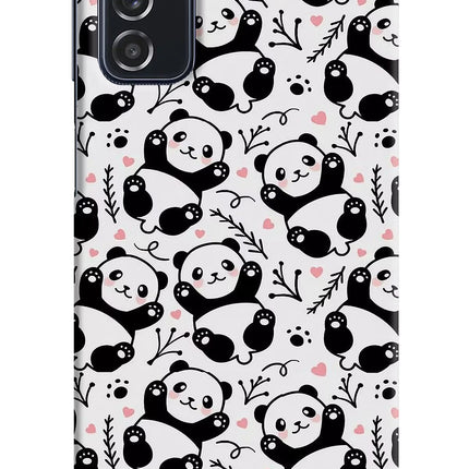 Cute Panda Samsung M52 5G Hard Case Back Cover by Casekaro