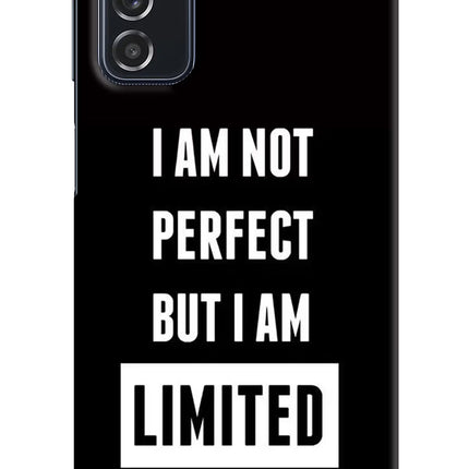 I Am Not Perfect But I Am Limited Edition Samsung M52 5G Hard Case Back Cover by Casekaro