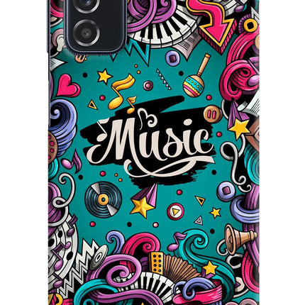 Music Graffiti Samsung M52 5G Hard Case Back Cover by Casekaro