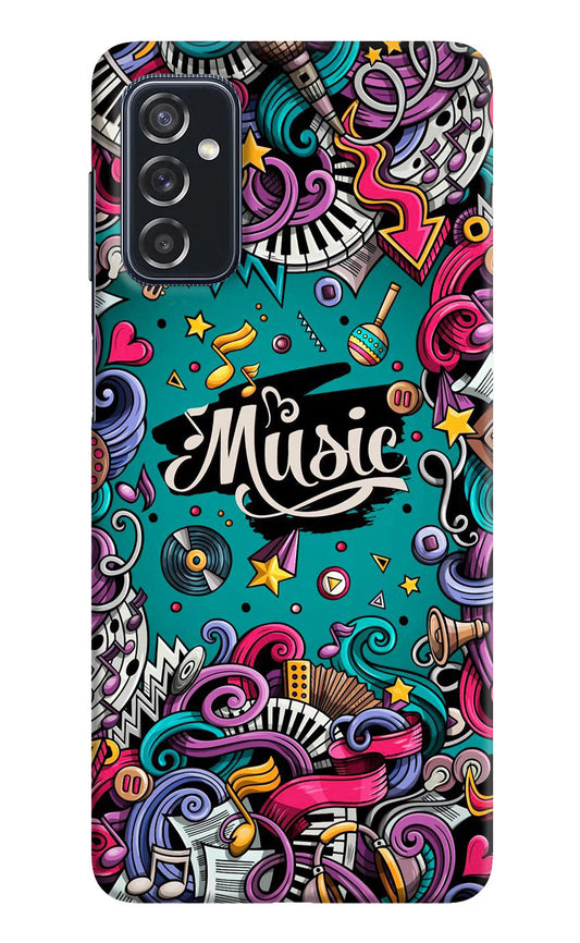 Music Graffiti Samsung M52 5G Hard Case Back Cover by Casekaro