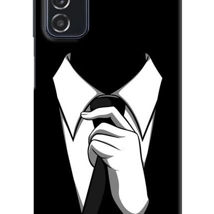 Black Tie Samsung M52 5G Hard Case Back Cover by Casekaro