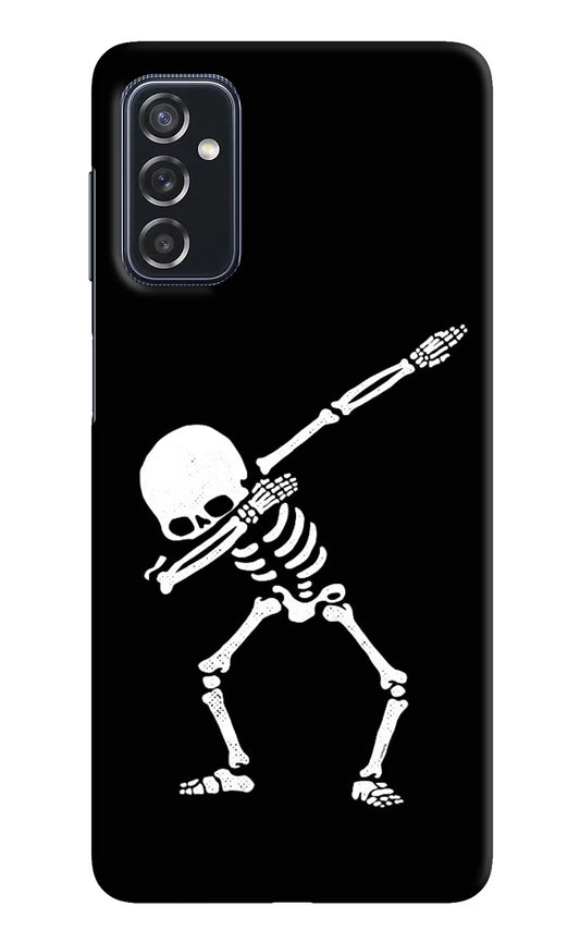 Dabbing Skeleton Art Samsung M52 5G Hard Case Back Cover by Casekaro