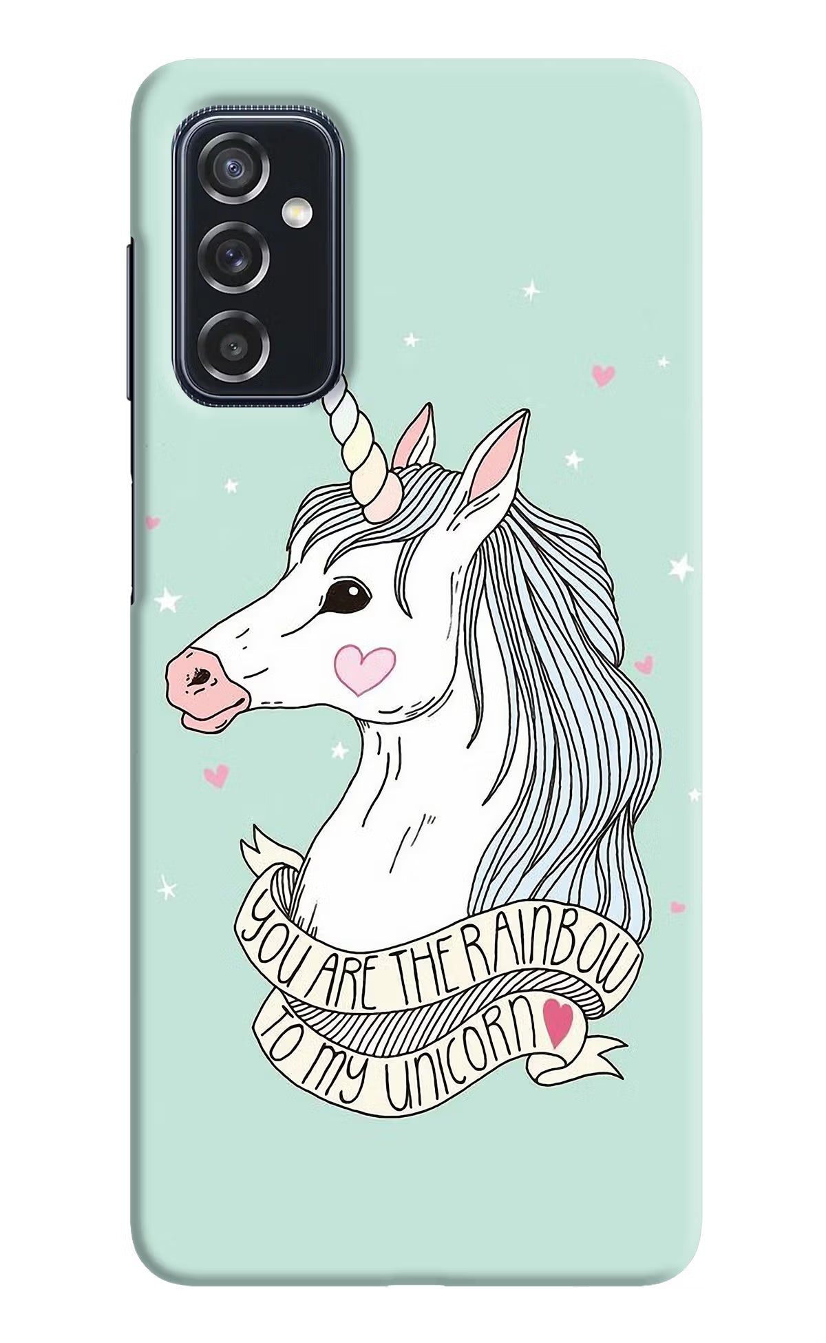 Unicorn Wallpaper Samsung M52 5G Hard Case Back Cover by Casekaro