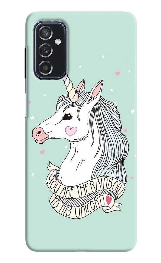 Unicorn Wallpaper Samsung M52 5G Hard Case Back Cover by Casekaro