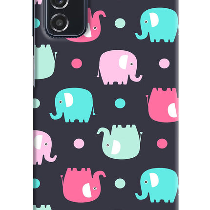 Elephants Samsung M52 5G Hard Case Back Cover by Casekaro