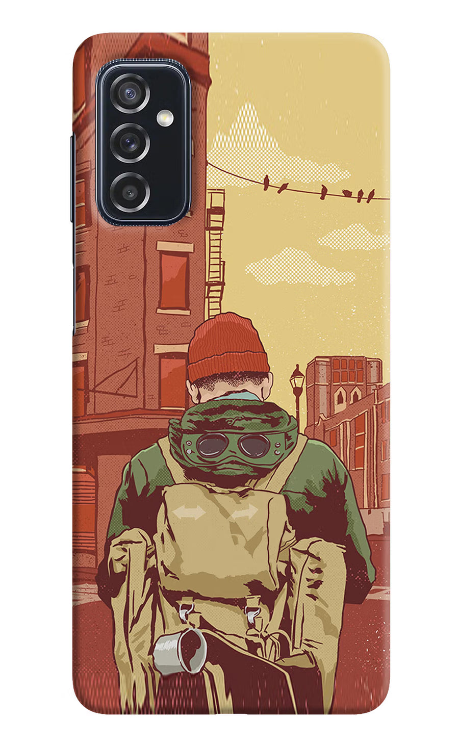 Adventurous Samsung M52 5G Back Cover, Hard case