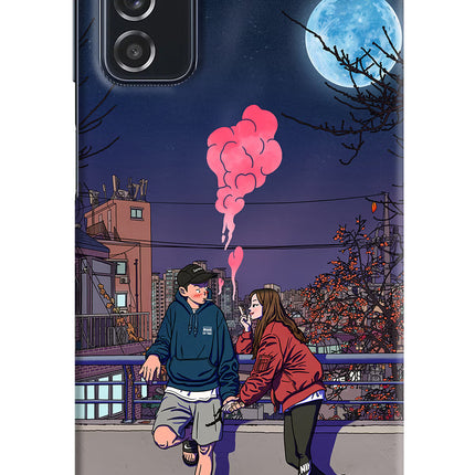 Chilling Couple Samsung M52 5G Hard Case Back Cover by Casekaro
