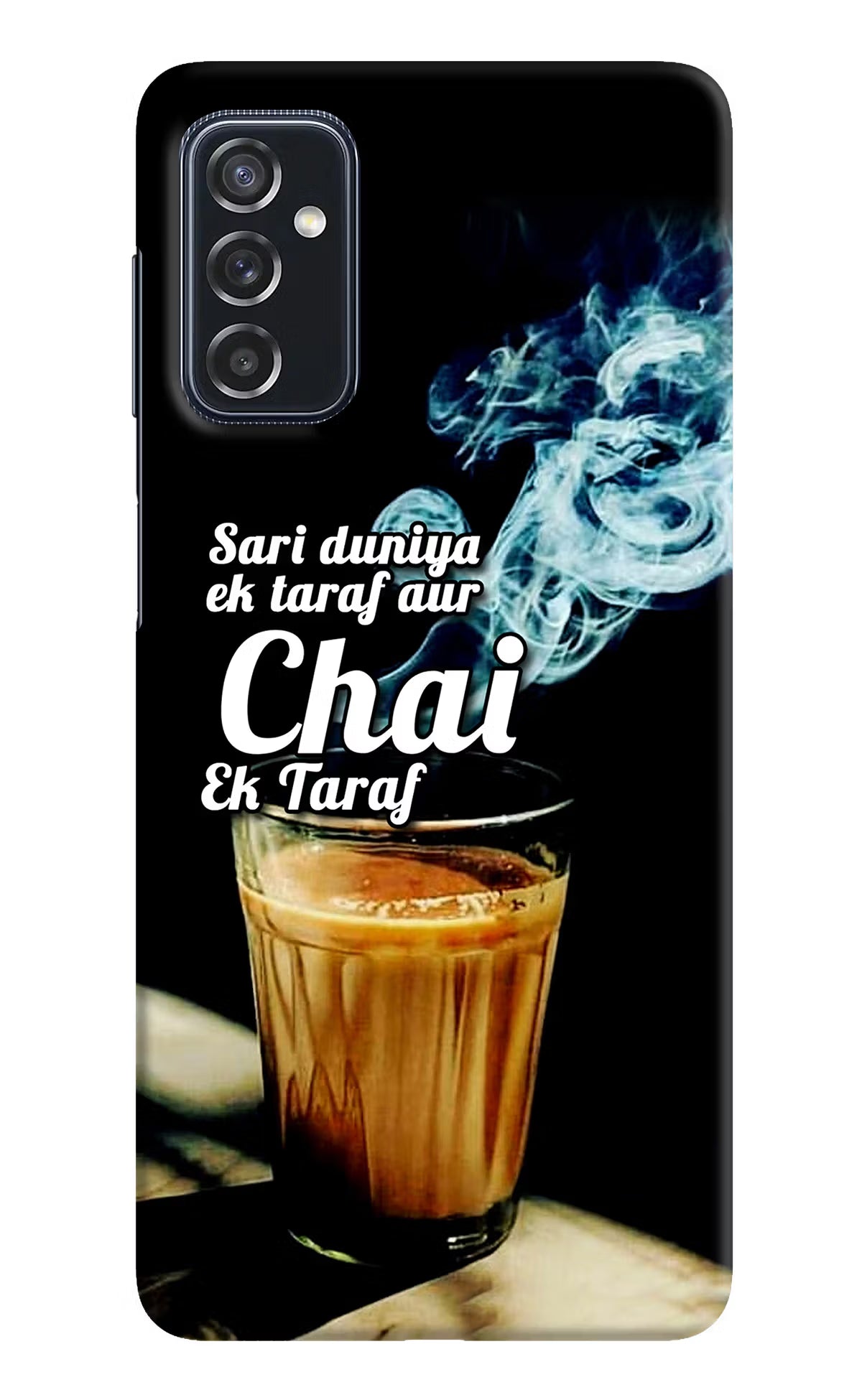 Chai Ek Taraf Quote Samsung M52 5G Hard Case Back Cover by Casekaro