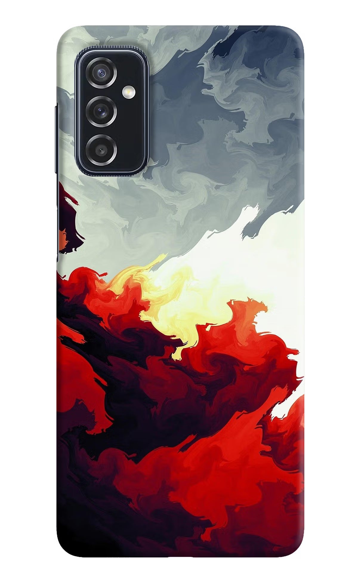 Fire Cloud Samsung M52 5G Hard Case Back Cover by Casekaro