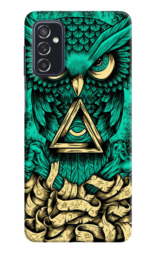 Green Owl Samsung M52 5G Hard Case Back Cover by Casekaro