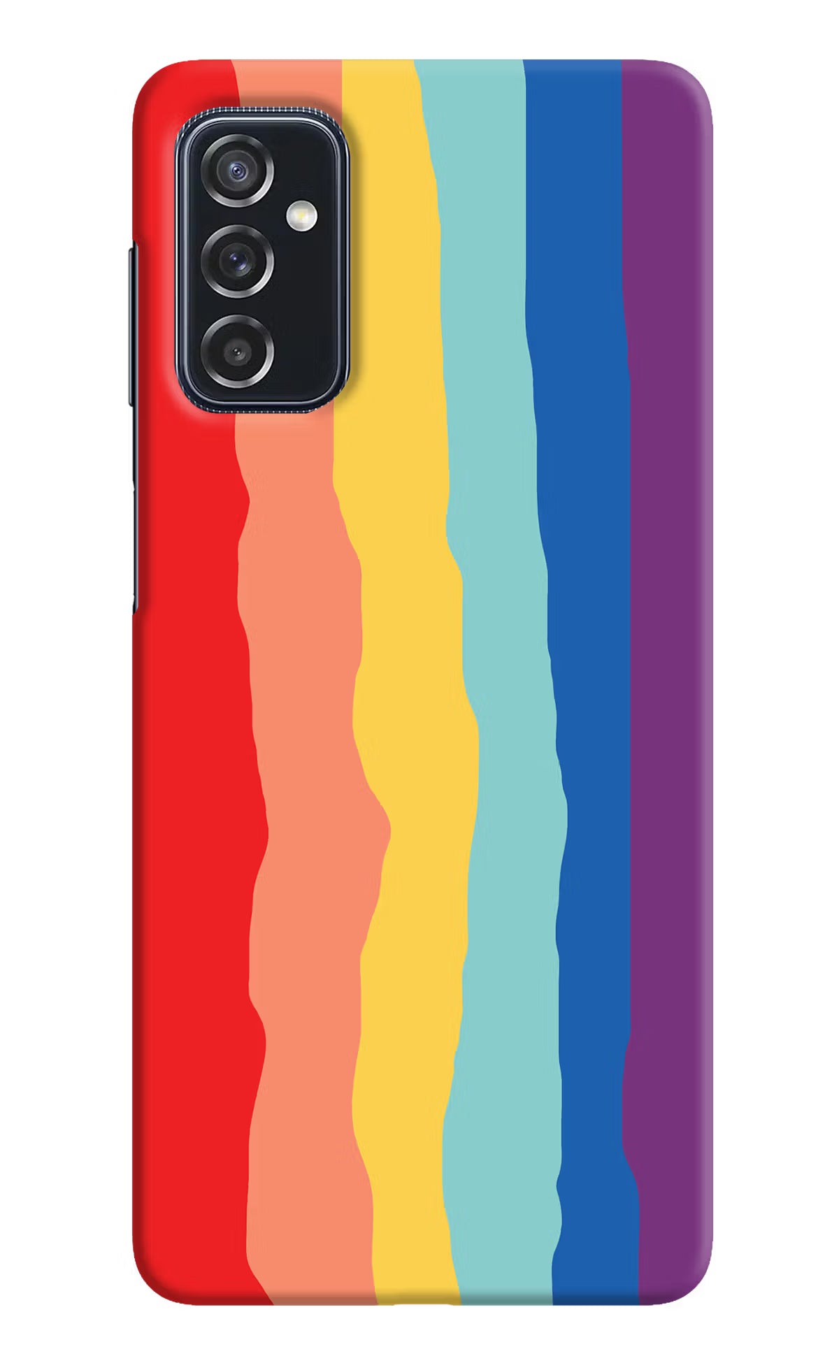 Rainbow Samsung M52 5G Hard Case Back Cover by Casekaro