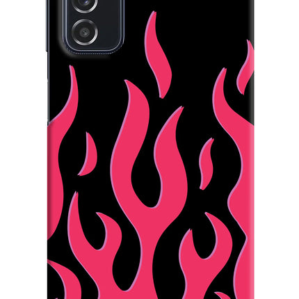 Fire Flames Samsung M52 5G Hard Case Back Cover by Casekaro