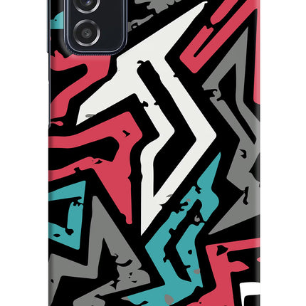 Geometric Graffiti Samsung M52 5G Hard Case Back Cover by Casekaro