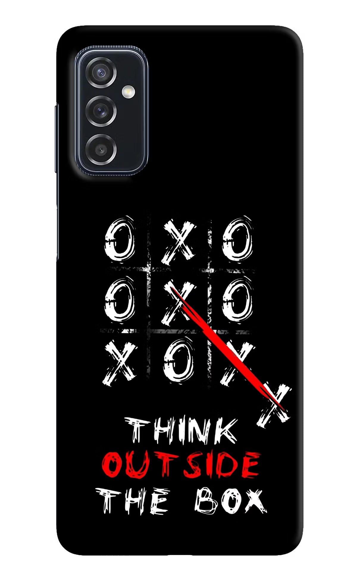 Think out of the BOX Samsung M52 5G Hard Case Back Cover by Casekaro