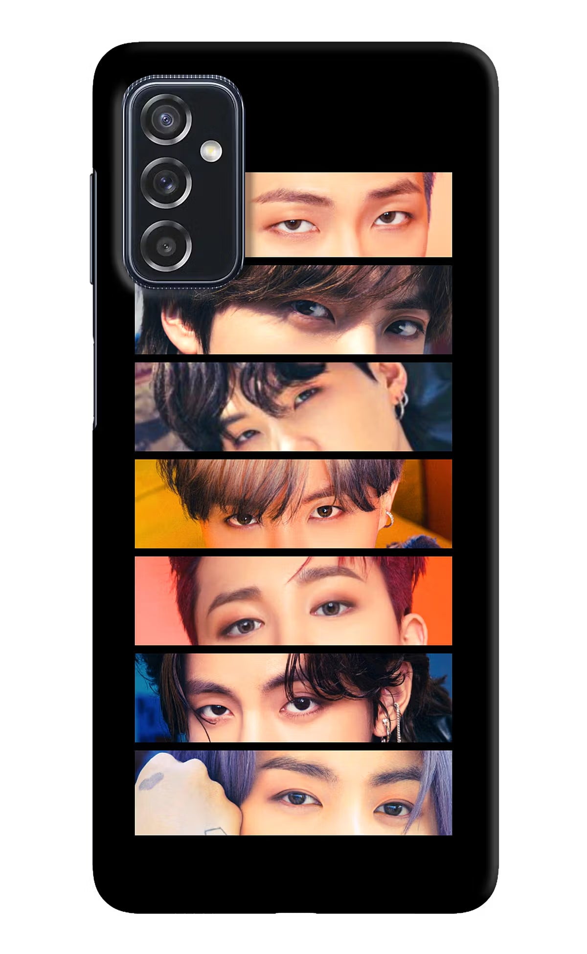 BTS Eyes Samsung M52 5G Hard Case Back Cover by Casekaro