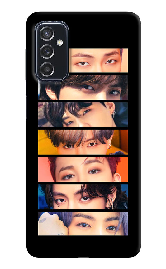 BTS Eyes Samsung M52 5G Hard Case Back Cover by Casekaro