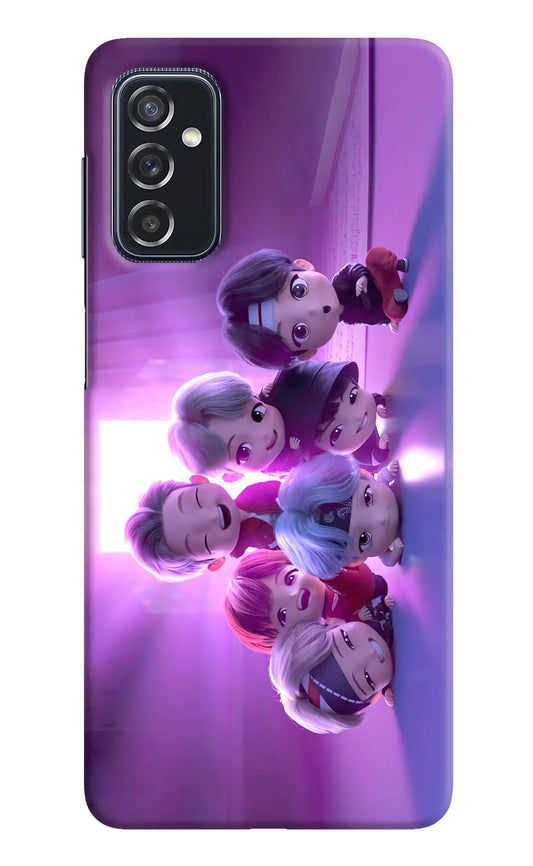 BTS Chibi Samsung M52 5G Hard Case Back Cover by Casekaro