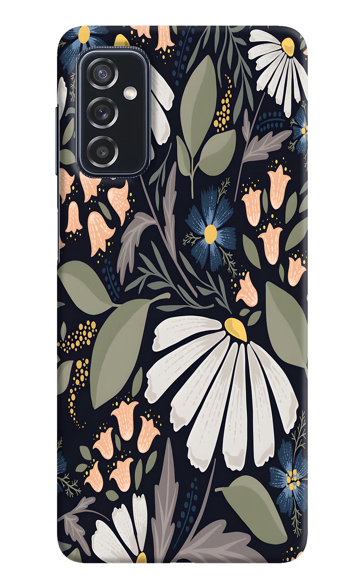 Flowers Art Samsung M52 5G Hard Case Back Cover by Casekaro