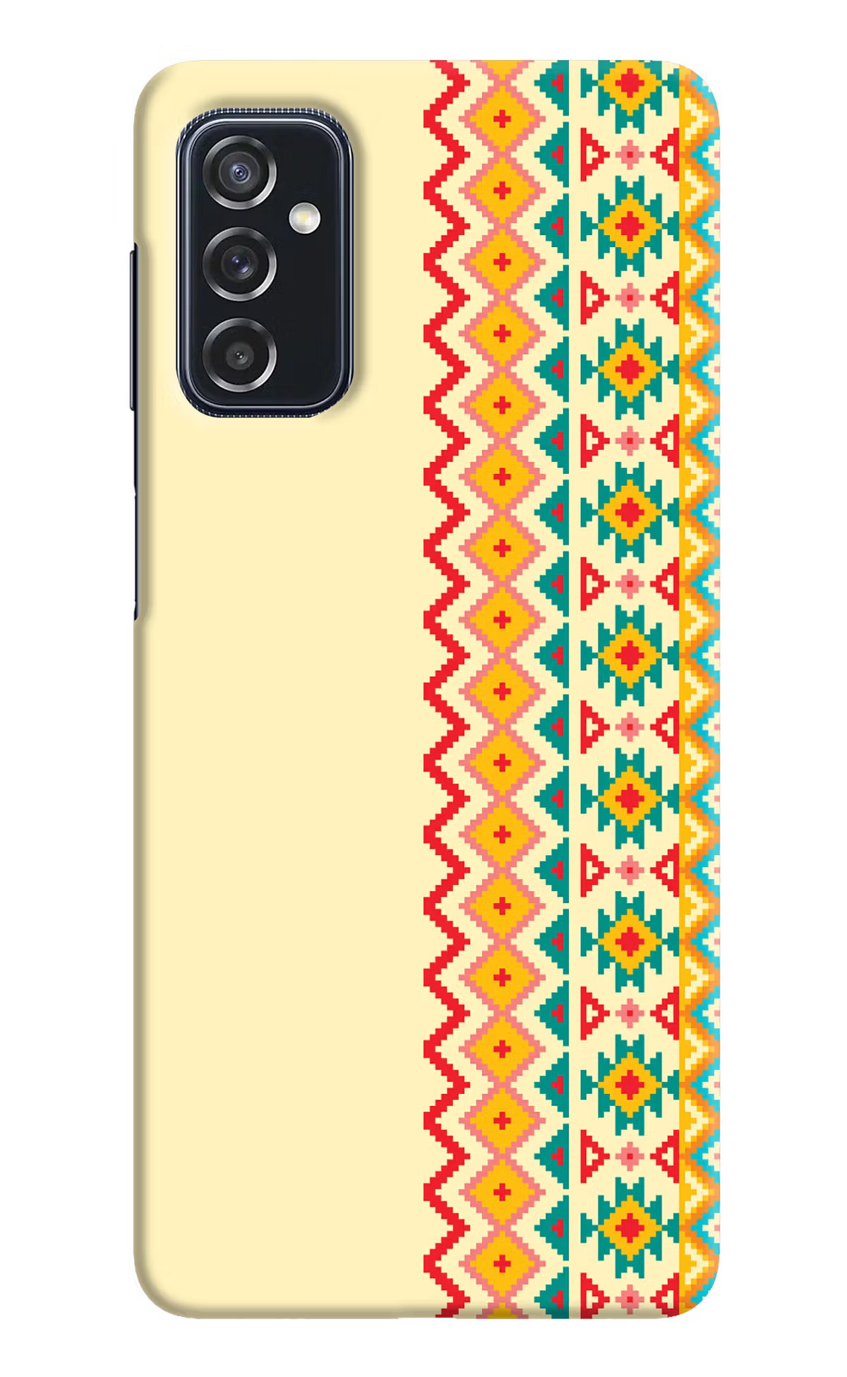 Ethnic Seamless Samsung M52 5G Hard Case Back Cover by Casekaro