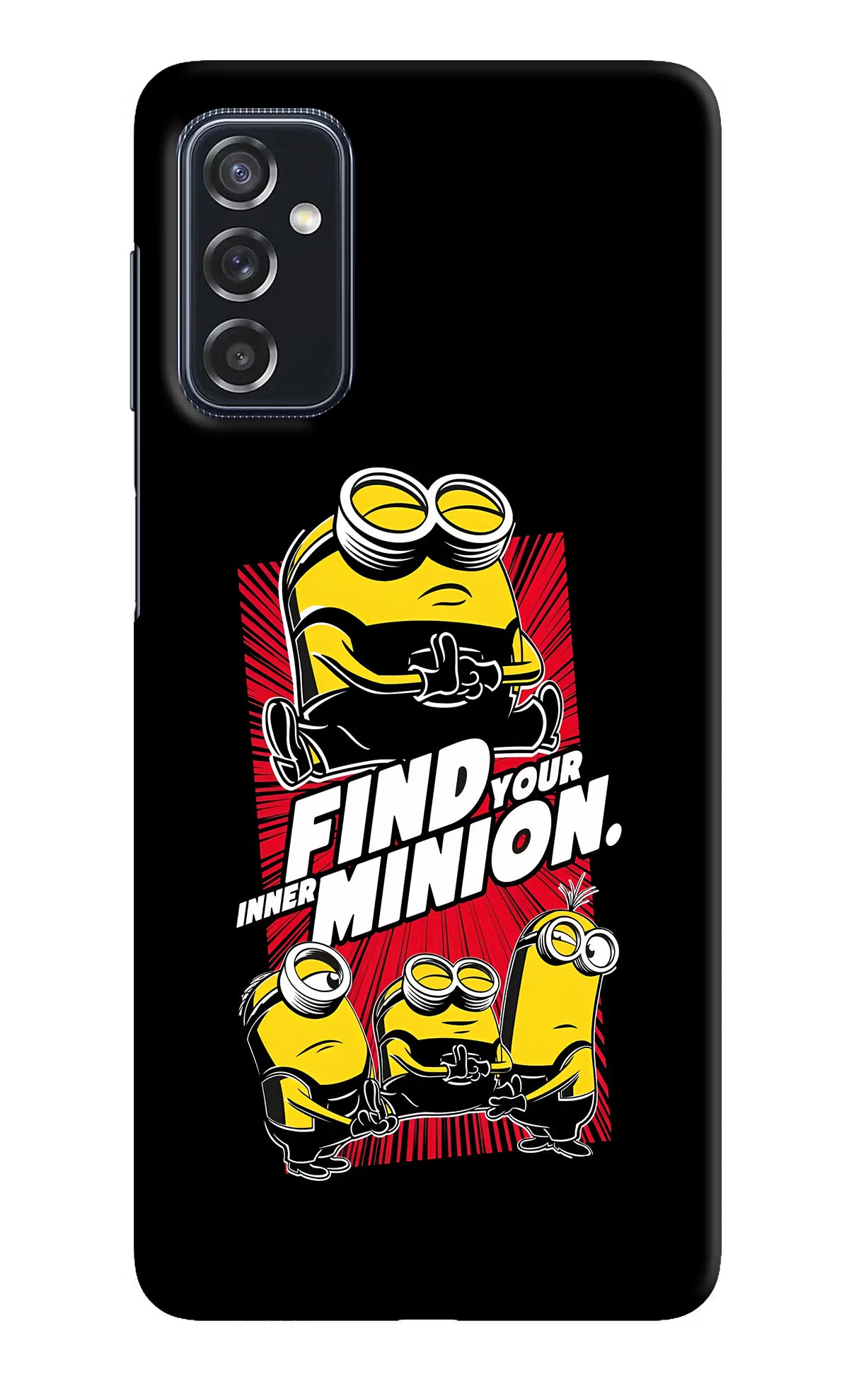 Find your inner Minion Samsung M52 5G Hard Case Back Cover by Casekaro