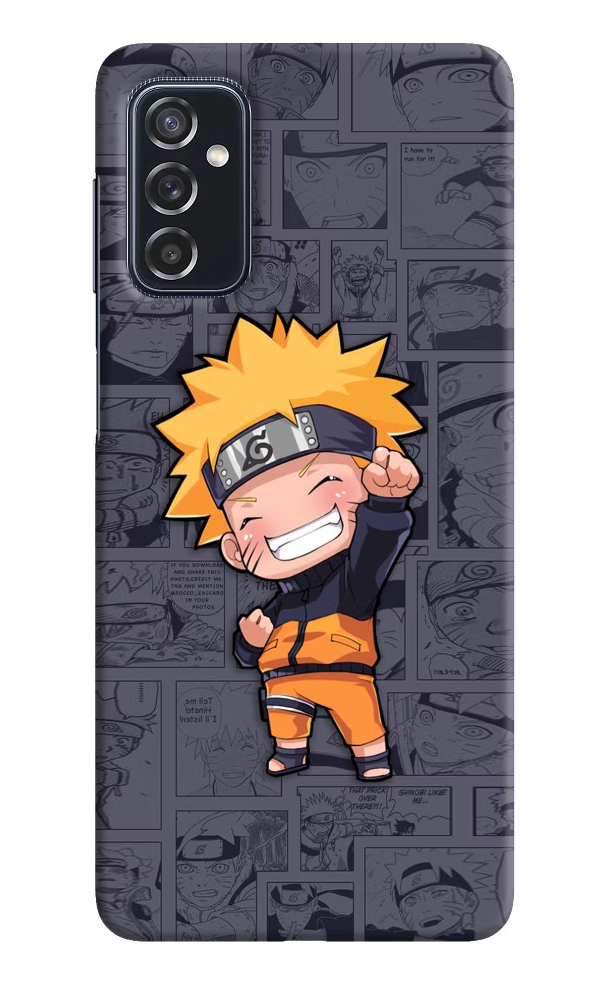 Chota Naruto Samsung M52 5G Hard Case Back Cover by Casekaro