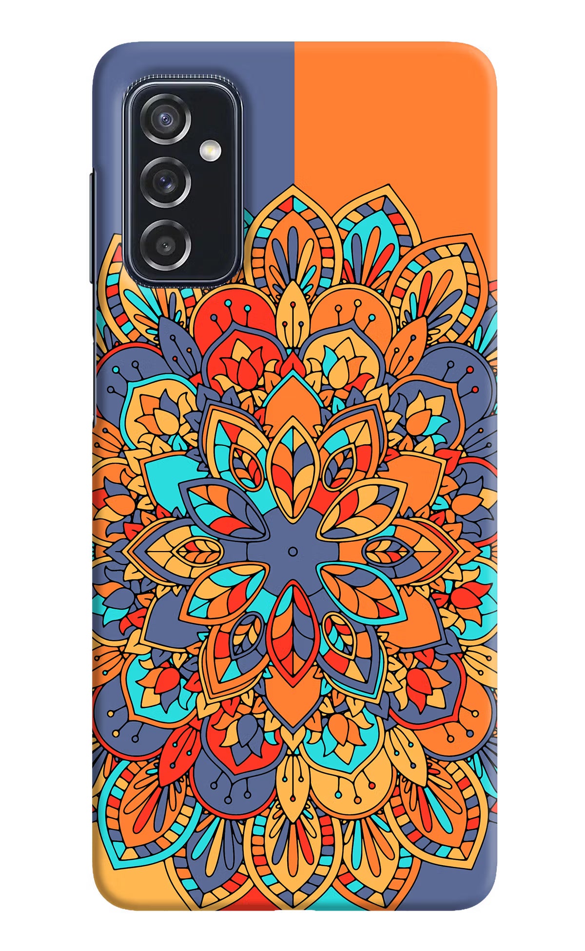 Color Mandala Samsung M52 5G Hard Case Back Cover by Casekaro