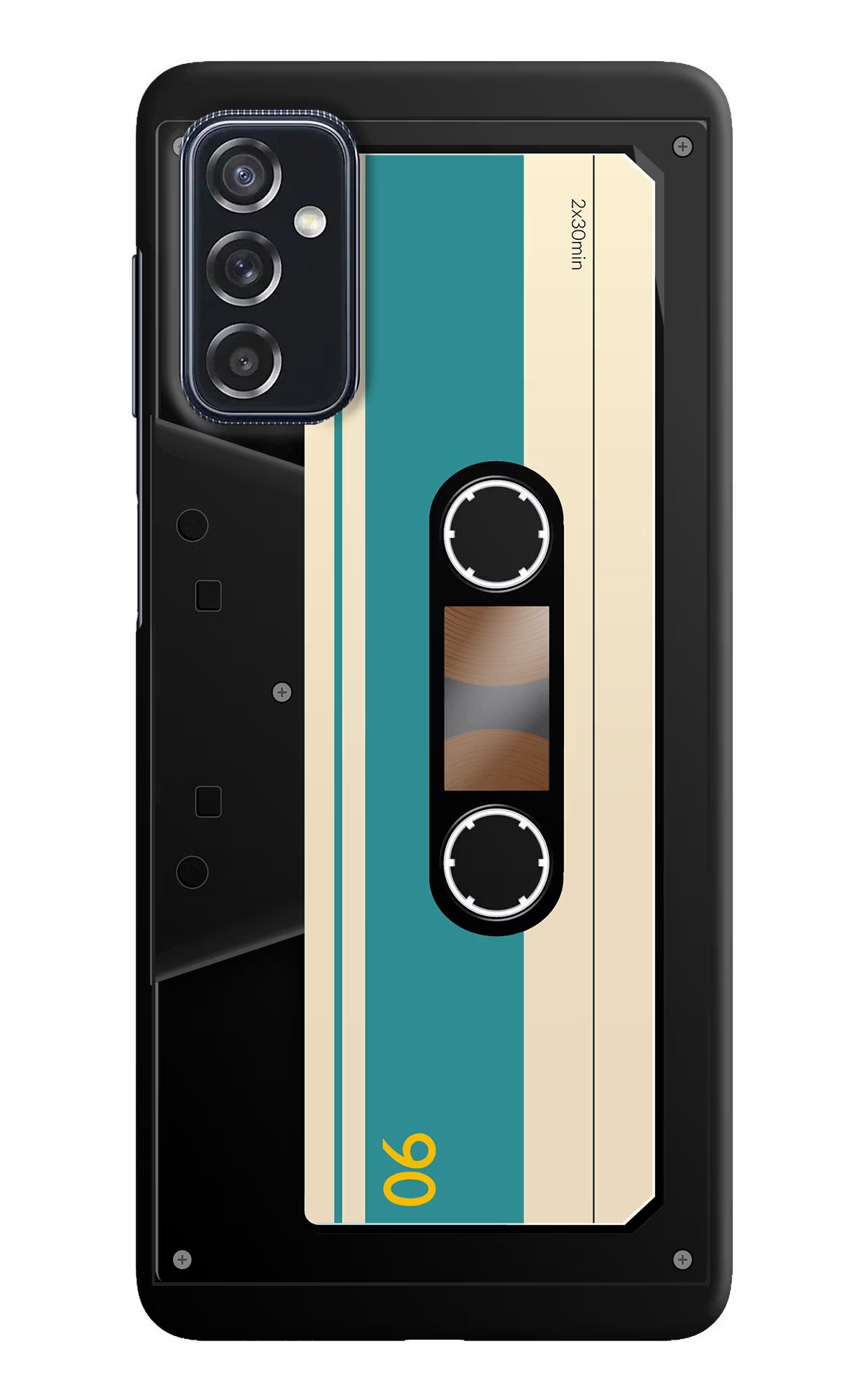 Cassette Samsung M52 5G Hard Case Back Cover by Casekaro