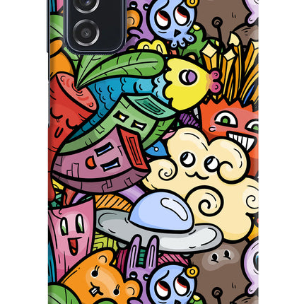 Veggie Doodle Samsung M52 5G Hard Case Back Cover by Casekaro