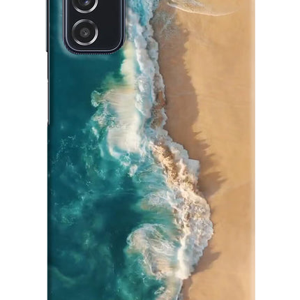Ocean Beach Samsung M52 5G Hard Case Back Cover by Casekaro