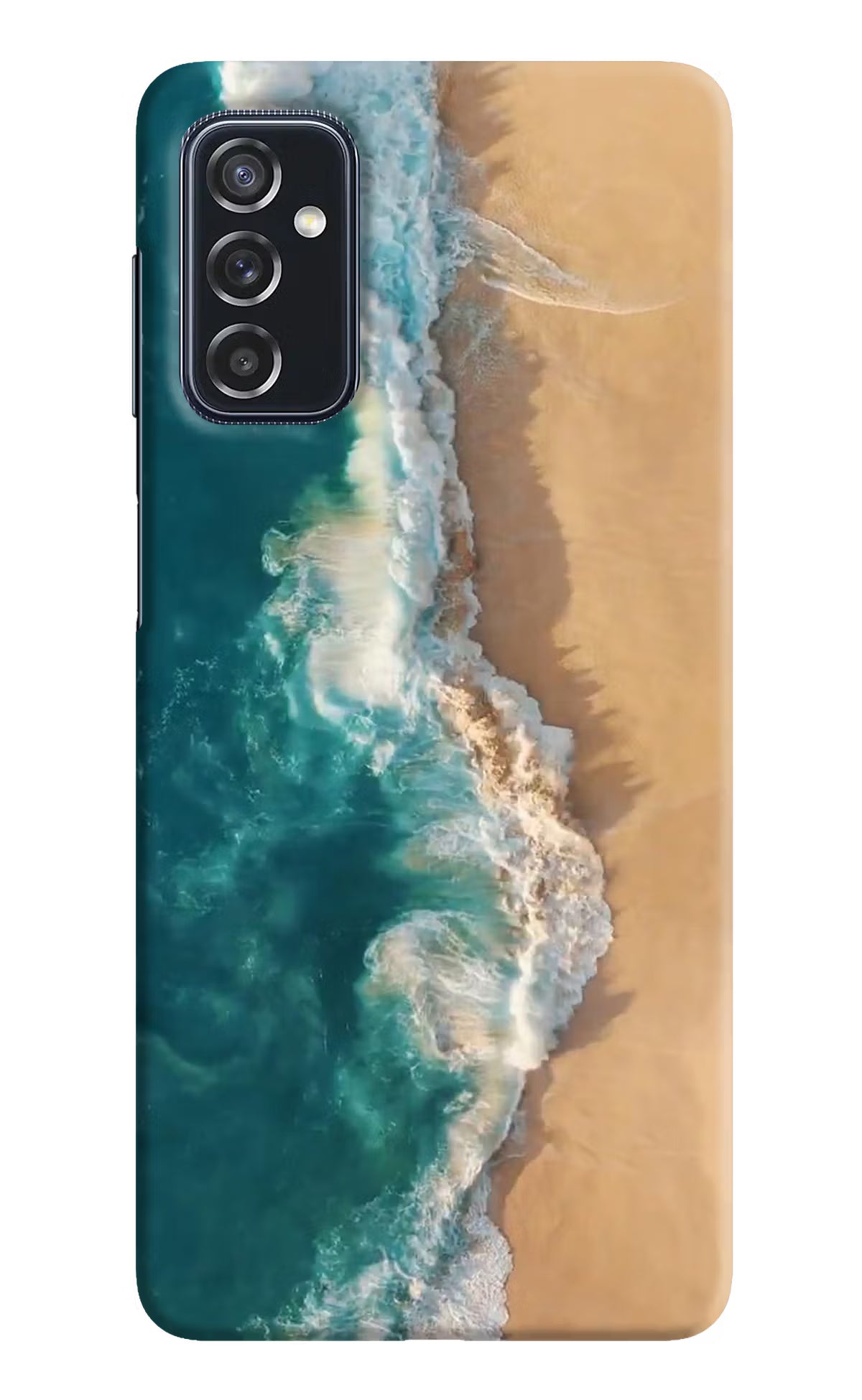 Ocean Beach Samsung M52 5G Hard Case Back Cover by Casekaro