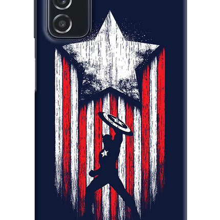 Captain America Marvel Art Samsung M52 5G Hard Case Back Cover by Casekaro
