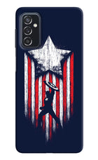 Captain America Marvel Art Samsung M52 5G Hard Case Back Cover by Casekaro