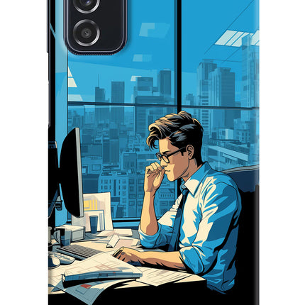 Focused Hustler (AI Generated) Samsung M52 5G Hard Case Back Cover by Casekaro