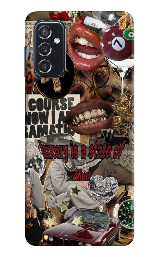 Luxury Samsung M52 5G Hard Case Back Cover by Casekaro